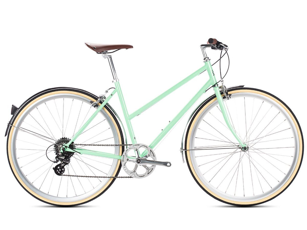 6KU Odessa 8spd City Bike - Elysian Green