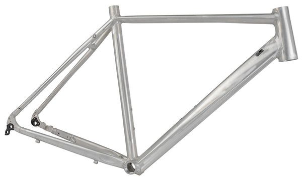 Gravel-Bike frame aluminum raw 50 cm – Löwenzahn Bikes