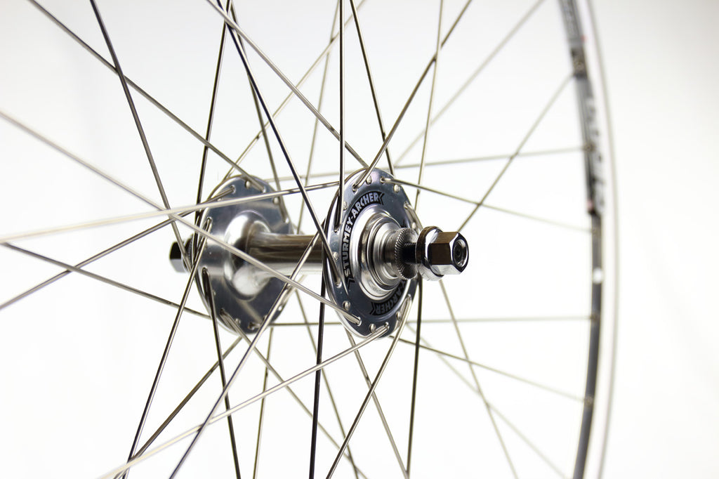 Sturmey Archer Silver - Front wheel