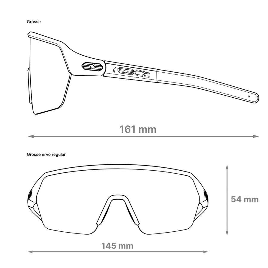 react - Sportbrille ervo