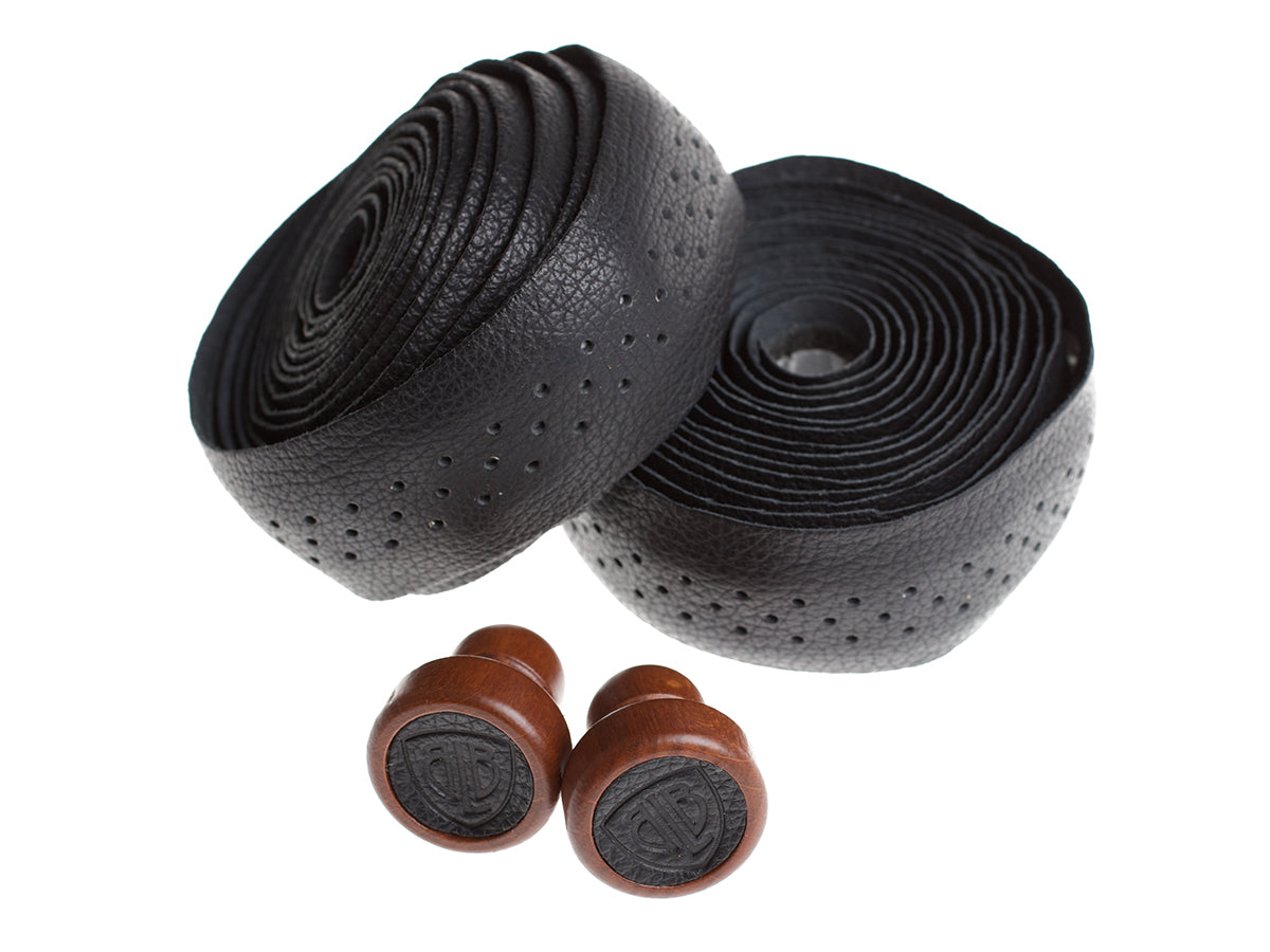 BLB LEATHER BAR TAPE - BLACK