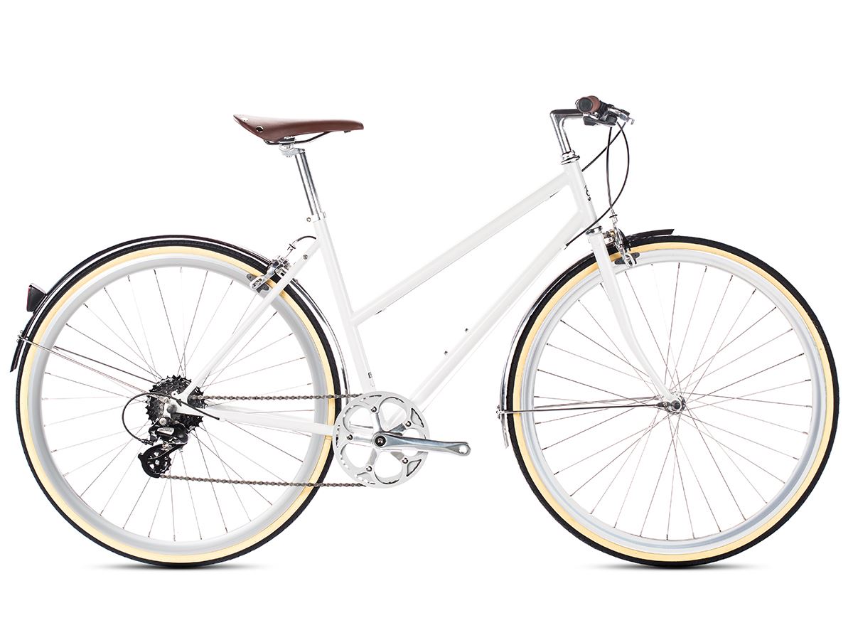 6KU - Odessa 8spd City Bike - Elysian Green