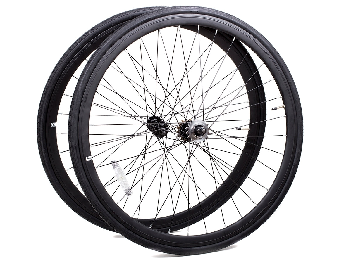 6KU - Wheelset black and polish