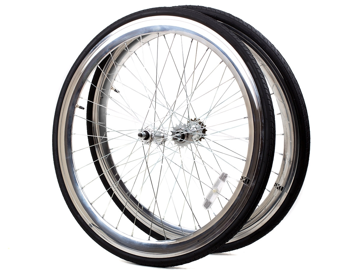 6KU - Wheelset black and polish 