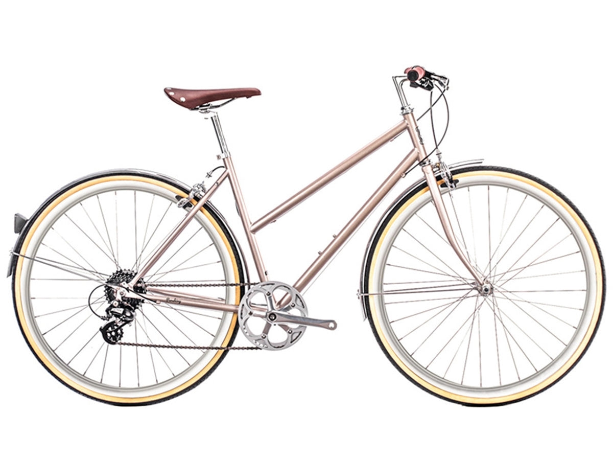 6KU - Odessa 8spd City Bike - Elysian Green