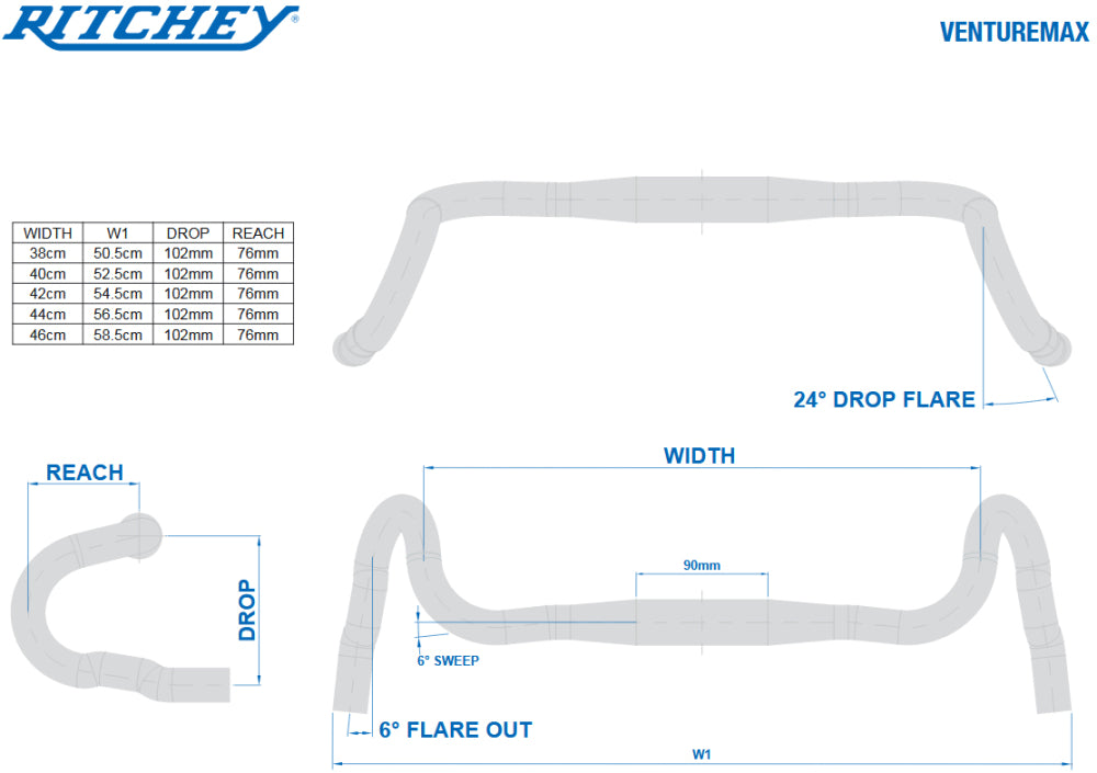 Ritchey - Gravel  Lenker Comp 20 Venturemax
