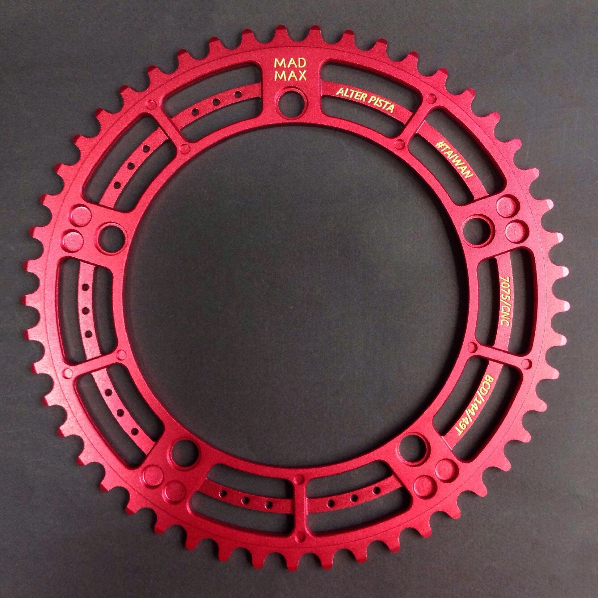 パーツ alter madmax 49t Alter Cycles MadMax Chainring (49T) – le velo Cycling Workshop