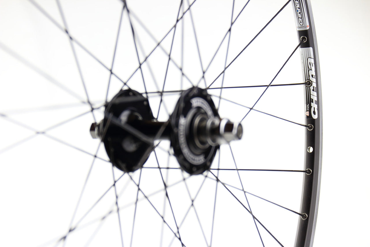 Sturmey Archer black - front wheel
