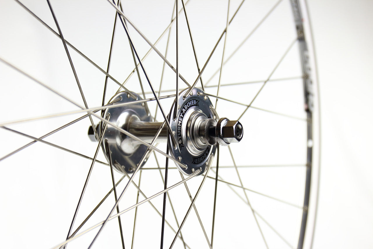 Sturmey Archer Silver - Front wheel