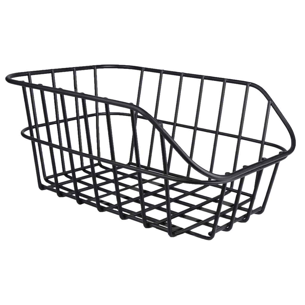 Incirca - Basket Wide Mesh Luggage Rack Mount, Black, Alu 
