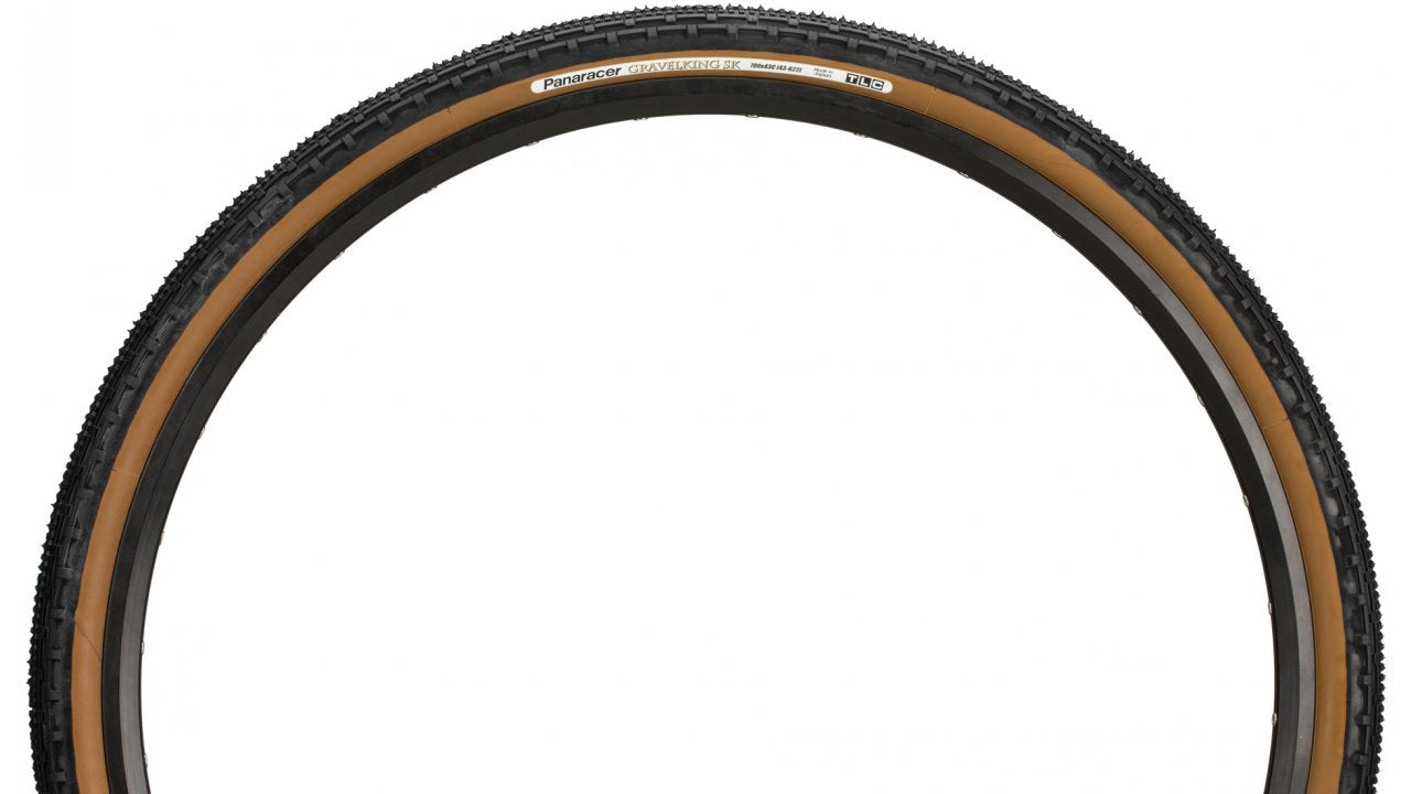 Panaracer - GravelKing SK folding tire - Black/Brown 700x 32c-43c