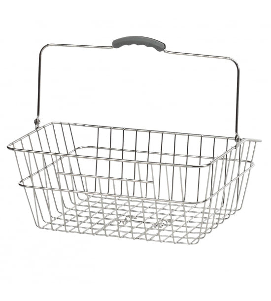 Retro basket chrome-plated